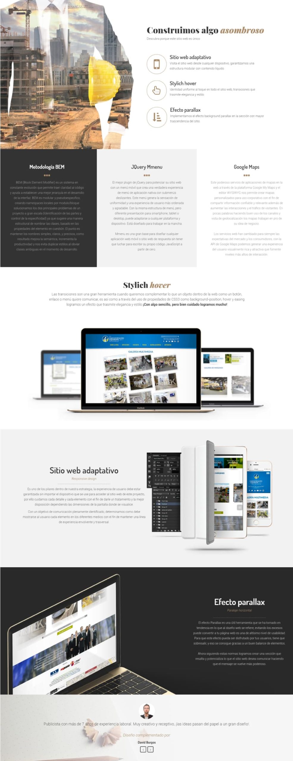 Sitio web del evento Expoconstrucción | Expodiseño 2017 